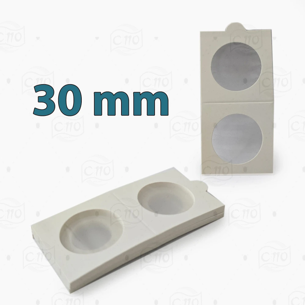 کاور نگهداری سکه سایز 30 میلیمتری (پک 10 عددی)